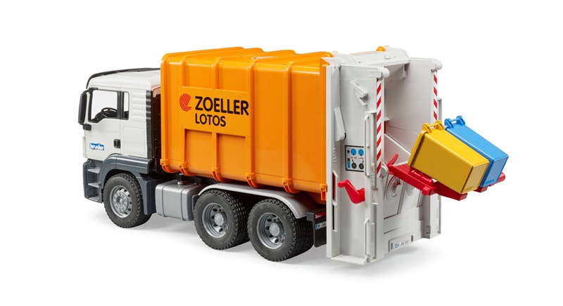 BRUDER 03762 CAMION TRASPORTO RIFIUTI - immagine 2