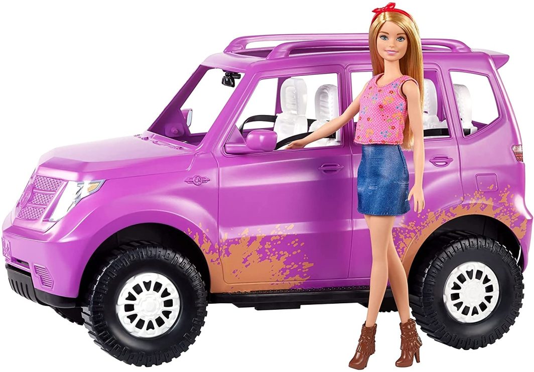 BARBIE CON VEICOLO GHT18