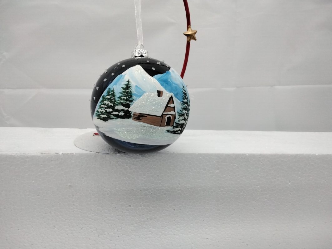 PALLINA DIPINTA A MANO