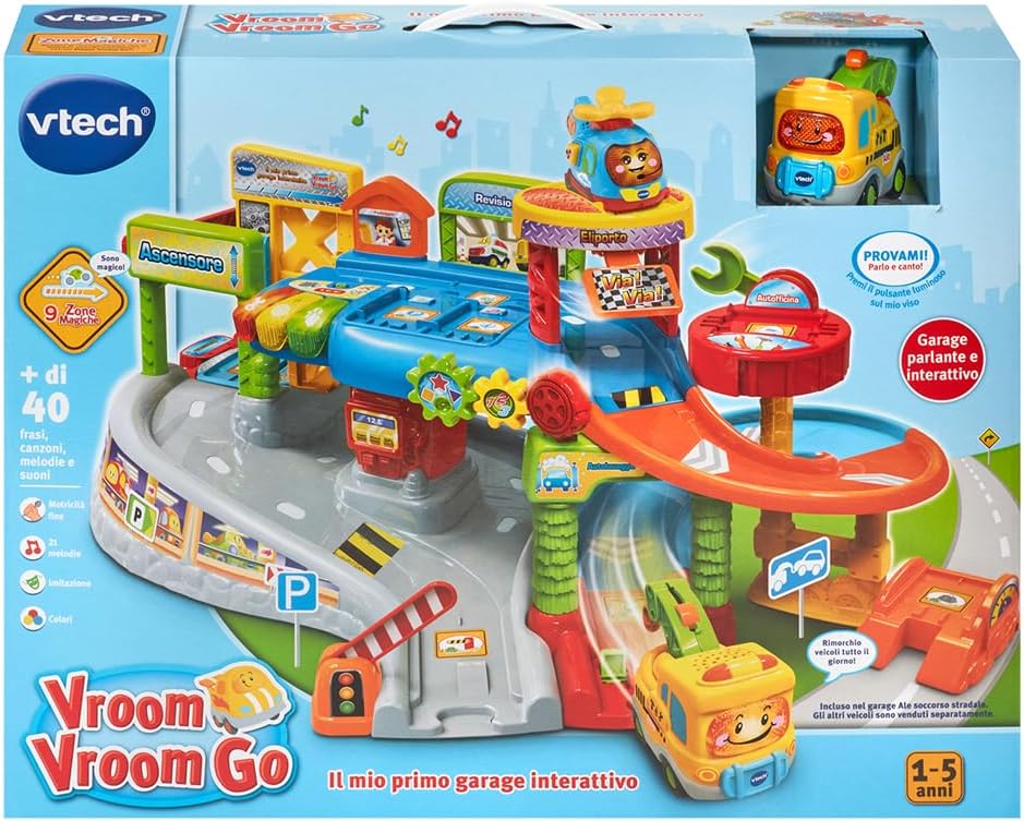 VROOM VROOM GO IL MIO PRIMO GARAGE INTERATTIVO VTECH