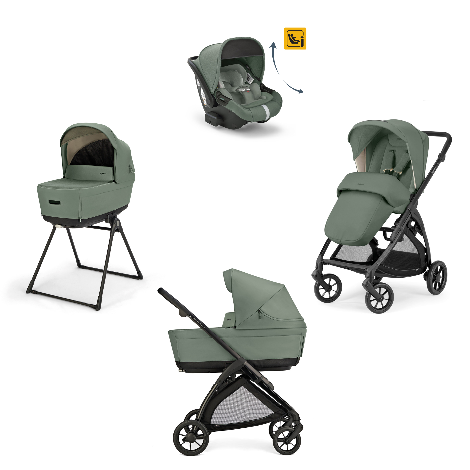 INGLESINA ELECTA DARWIN RECLINE 2025 MURRAY GREEN