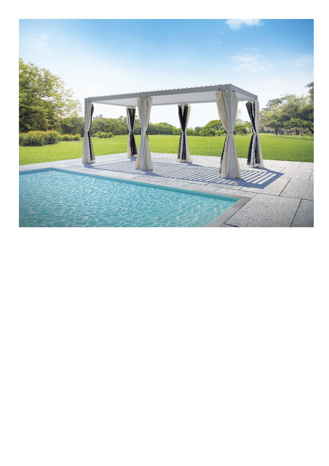 Pergola Bioclimatica  alluminio  3x6