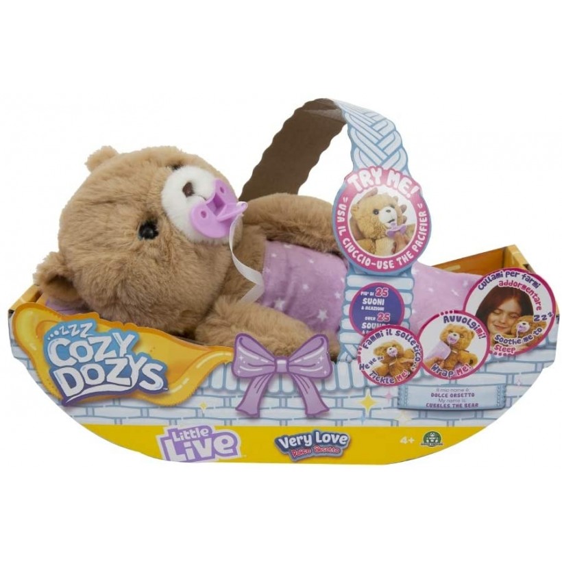 LITTLE LIVE PETS COZY DOZYS DOLCE ORSETTO