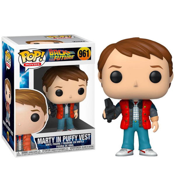 FUNKO POP MARTY IN PUFFY VEST BACK TO THE FUTURE