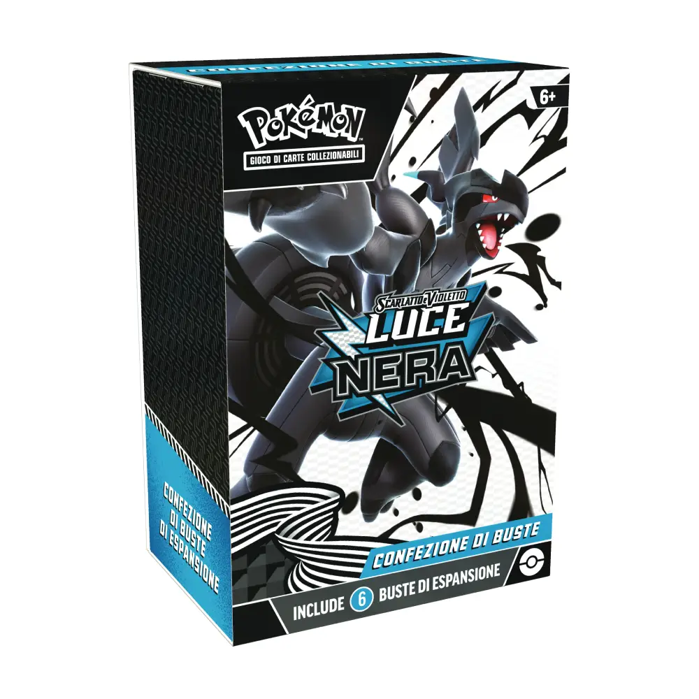 POKEMON CONFEZIONE DI 6 BUSTE DI ESPANSIONE LUCE NERA