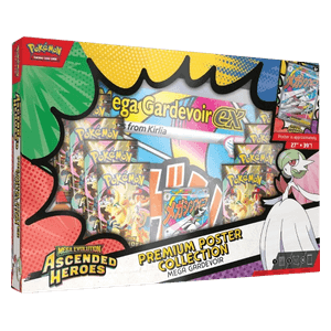 POKEMON ASCESA EROICA COLLEZIONE CON POSTER PREMIUM MEGA GARDEVOIR