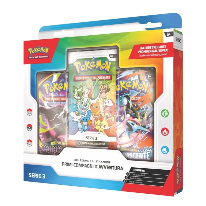 POKEMON PRIMI COMPAGNI D'AVVENTURA SERIE 3
